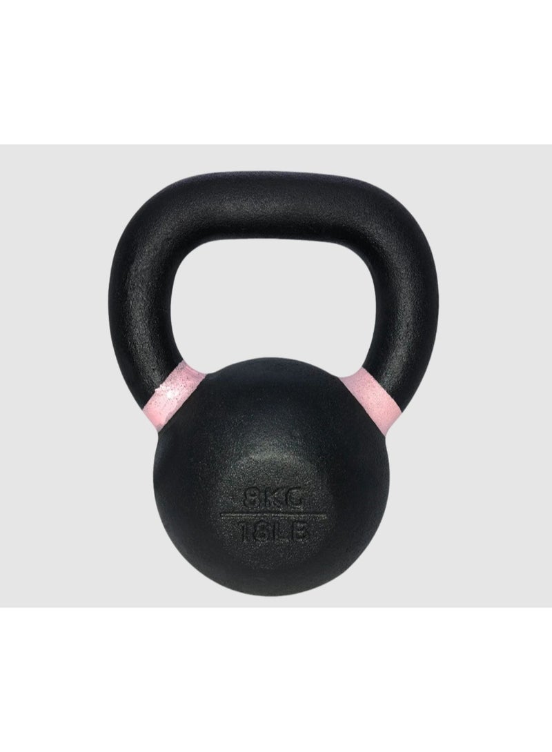 TKO 8kg Cast Iron Kettlebell | Wide Grip Pro Fitness & Conditioning Weight